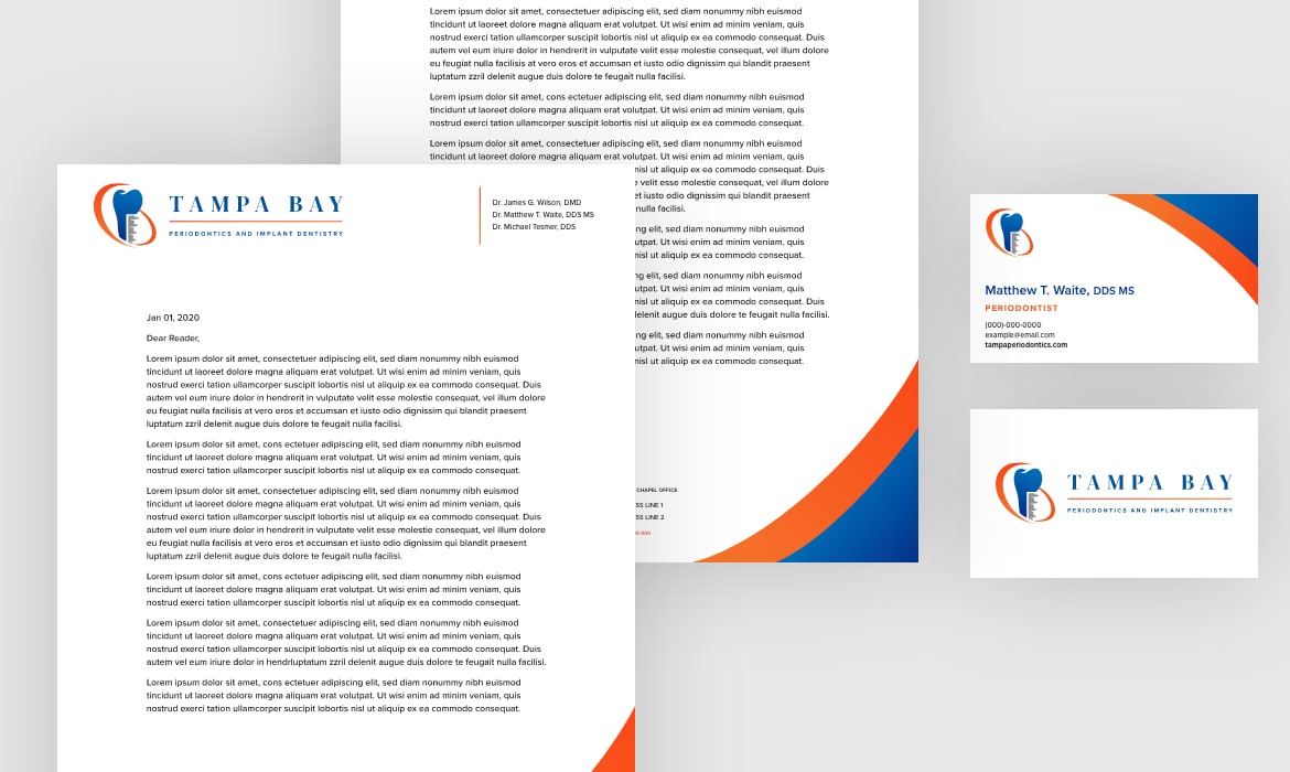 Tampa Bay Periodontics Print Design